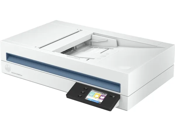 HP Scanjet Pro N4600 fnw1 - Dokumentscanner - Contact Image Sensor (CIS) - Duplex - 216 x 5362 mm - 600 dpi x 1200 dpi - op til 40 ppm (mono) / op til 40 ppm (farve) - ADF (100 ark) - op til 6000 scanninger pr. dag - Gigabit LAN, USB 3.0, Wi-Fi(n)