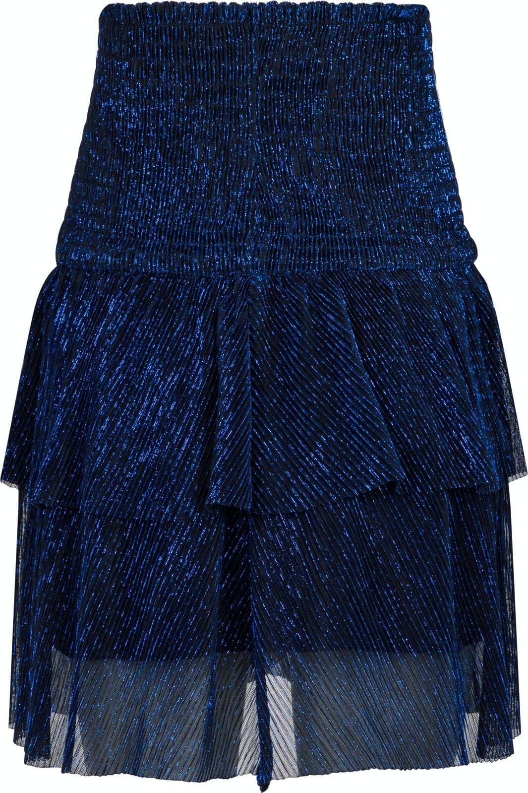 Neo Noir Carin Glitz Skirt blue