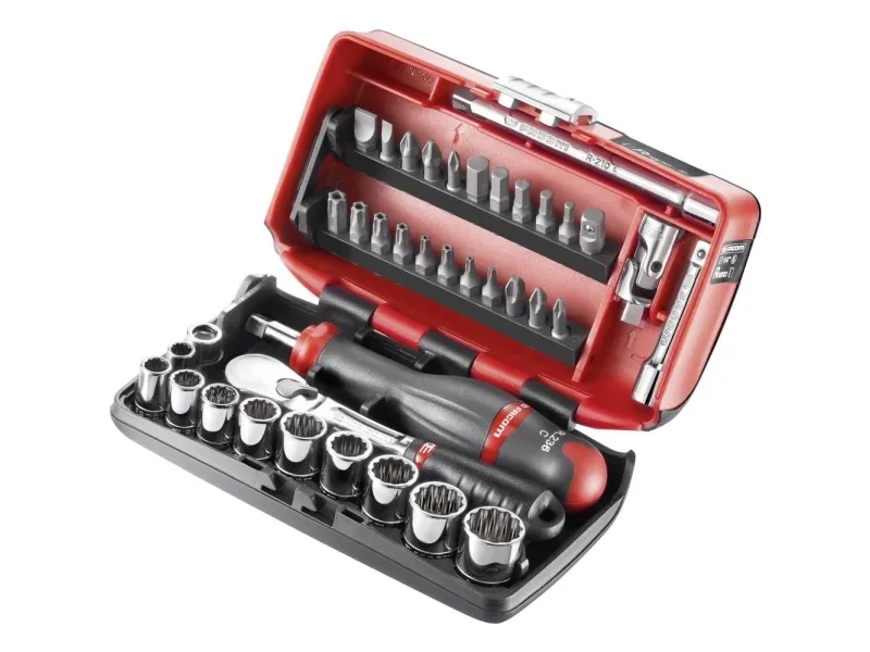 Facom Topnøglesæt Tommer 1/4 (6,3 mm) 38 dele RL.NANO-U2