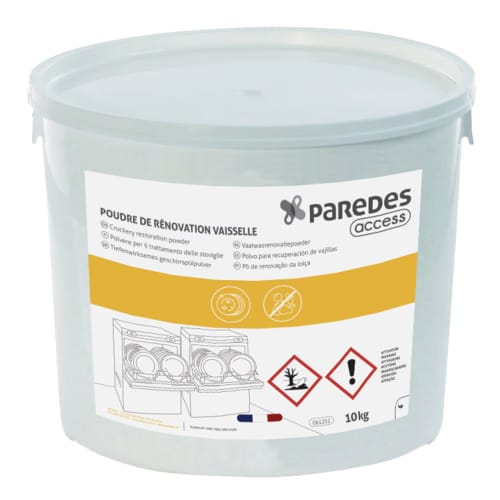 Poudre de rénovation vaisselle PAREDES ACCESS seau de 10kg