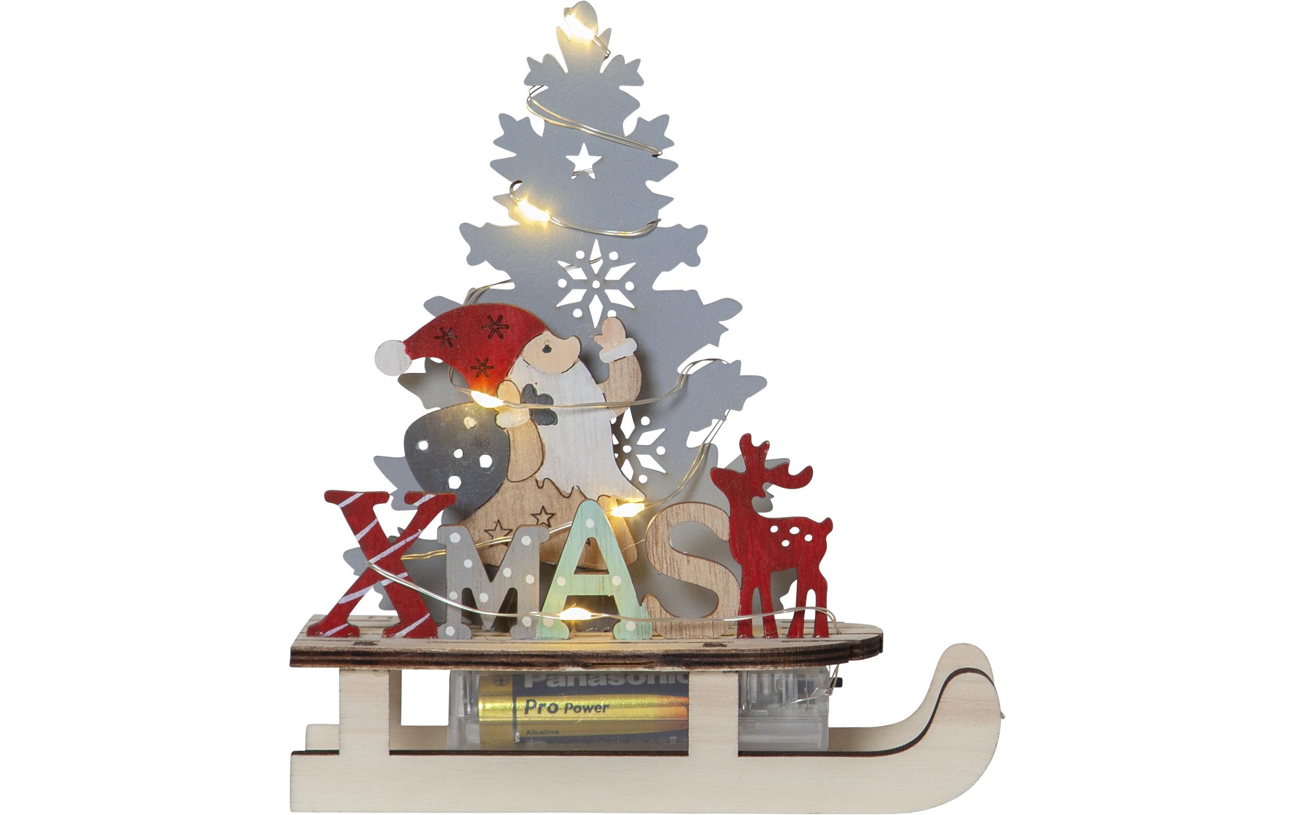 Tischdeko Reinbek, 16 cmLED Tischdekoration Santa Claus