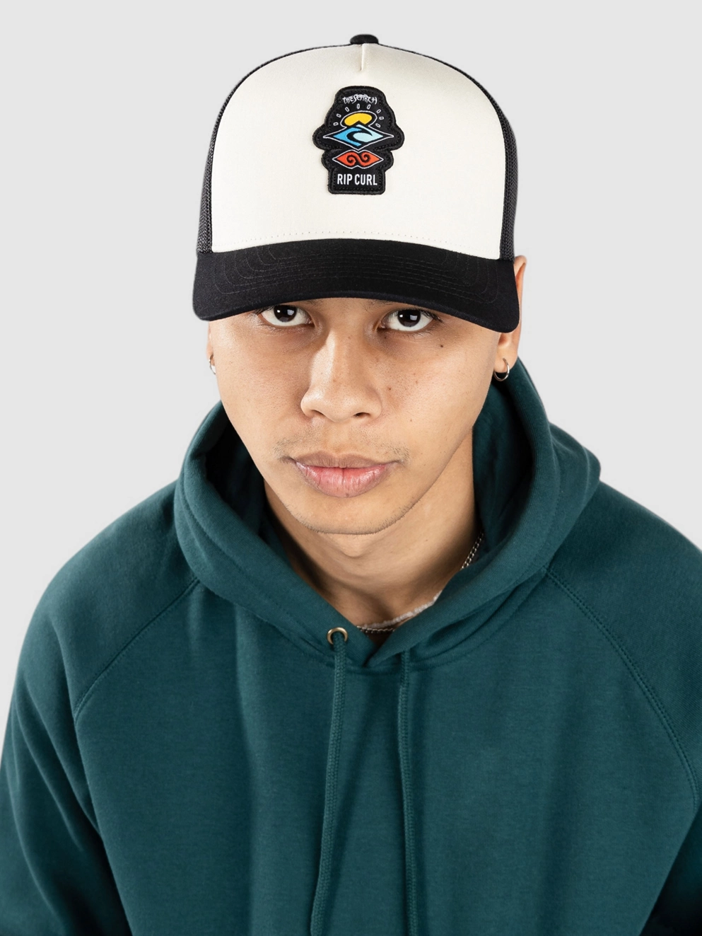 Rip Curl Search Icon Trucker Cap black/white