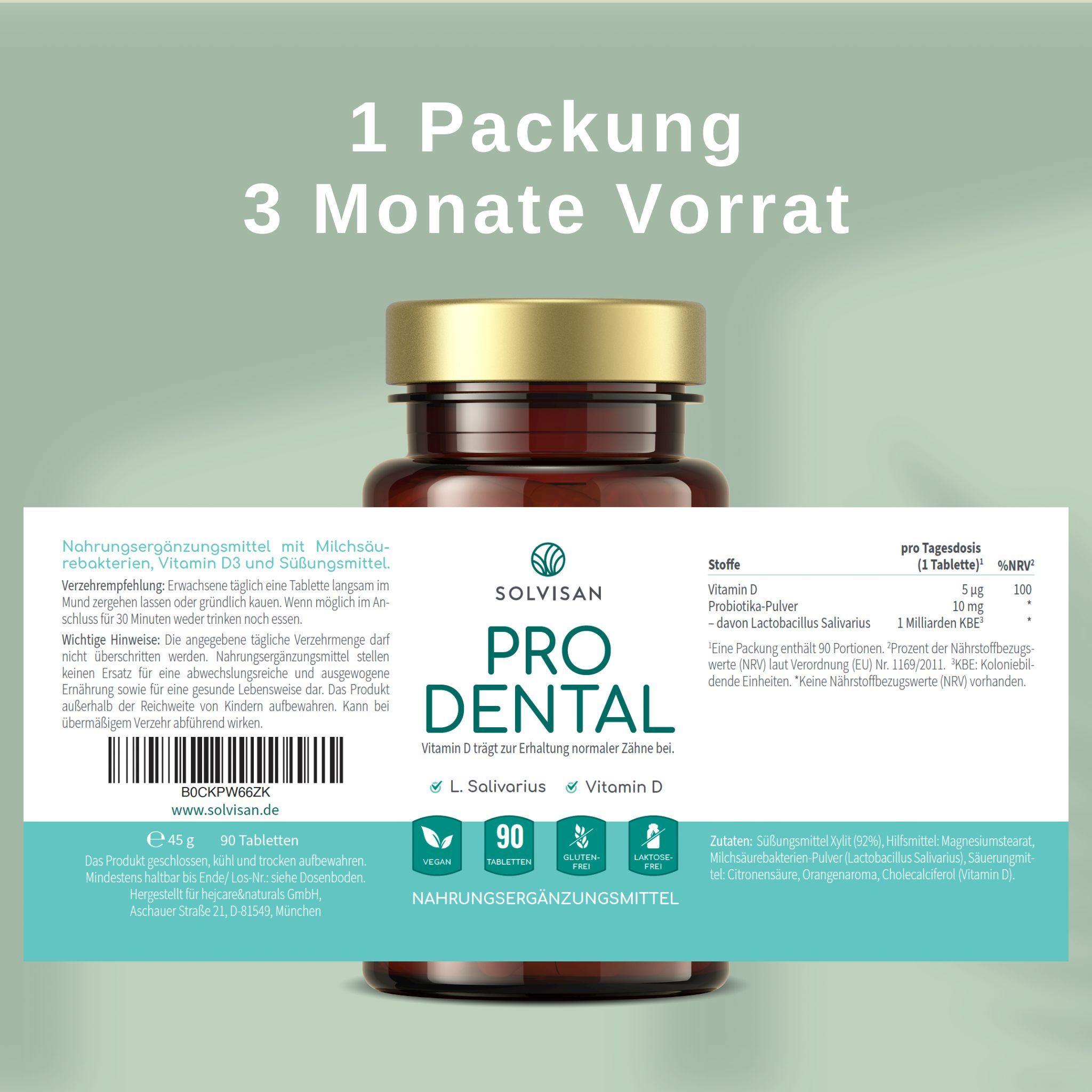 SOLVISAN® PRO DENTAL* | Mundgeruch