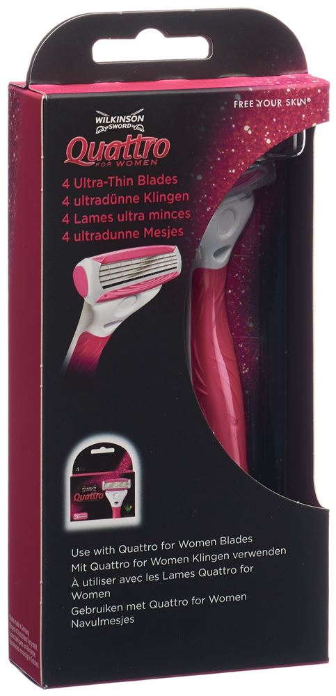 WILKINSON Quattro For Women Rasierer<br>1 Stück, Dose