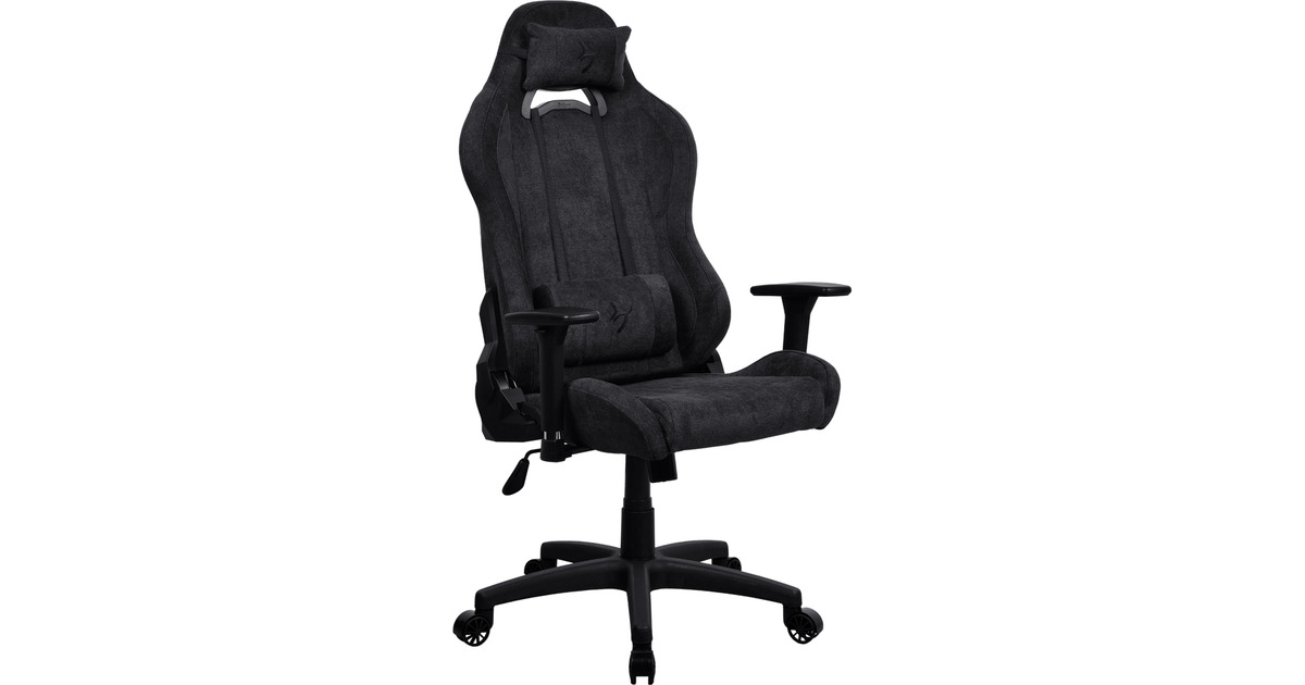 ArozziTorretta Soft Fabric - Pure Black gamestoel  (Zwart)