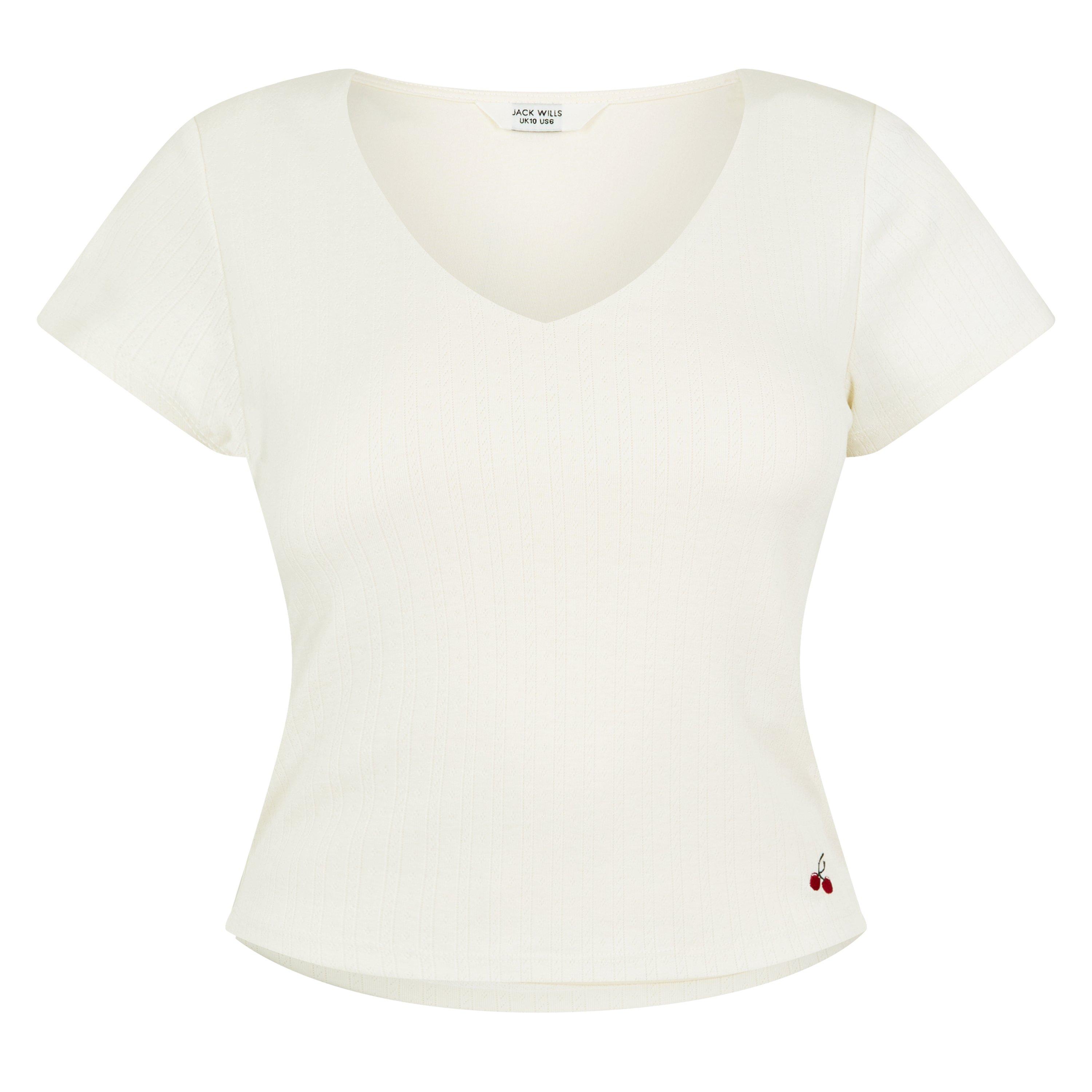 Jack Wills JW Pointelle Baby Tee