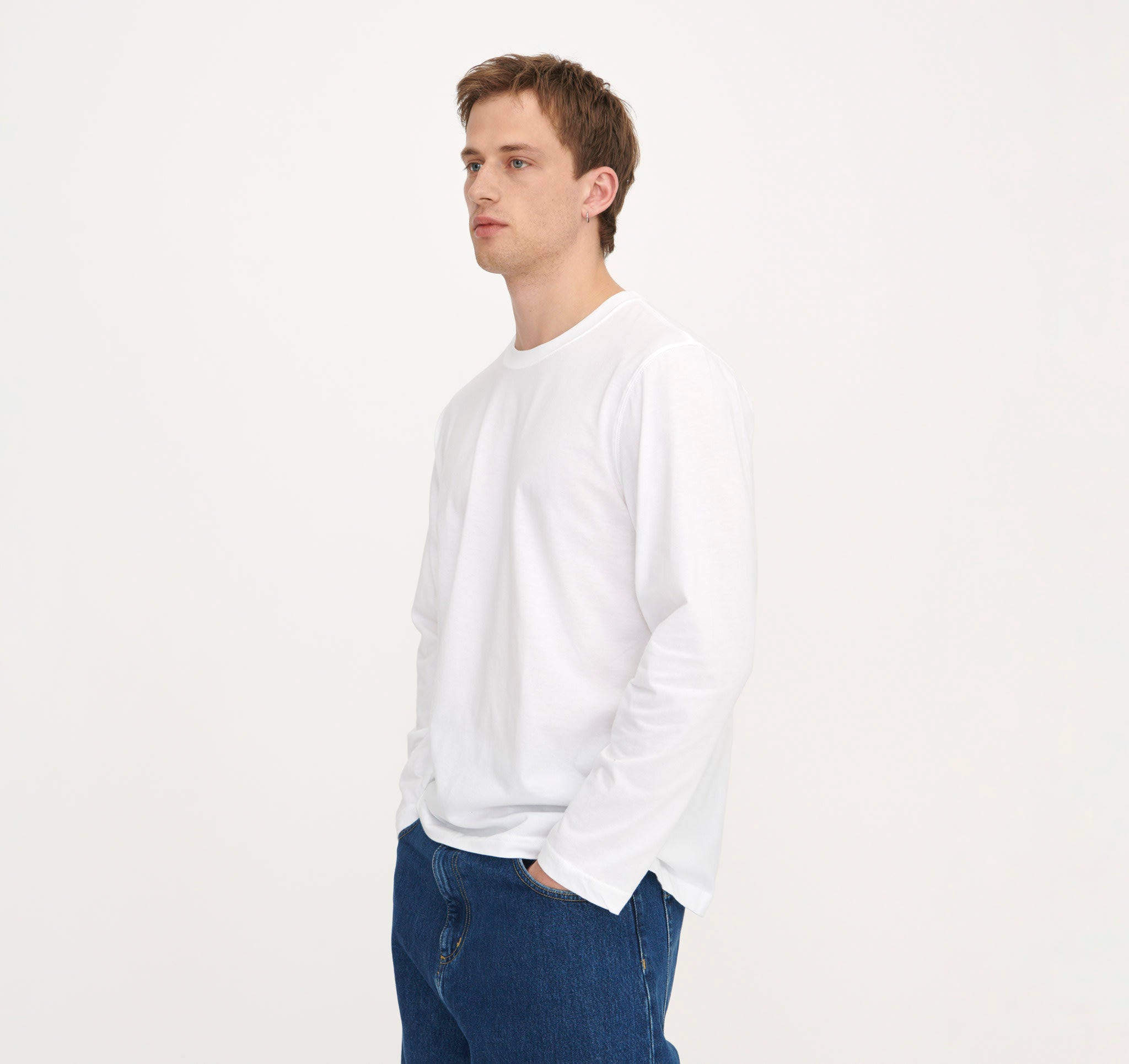 ORGANIC COTTON<br>True Boxy Fit Long Sleeve Tee