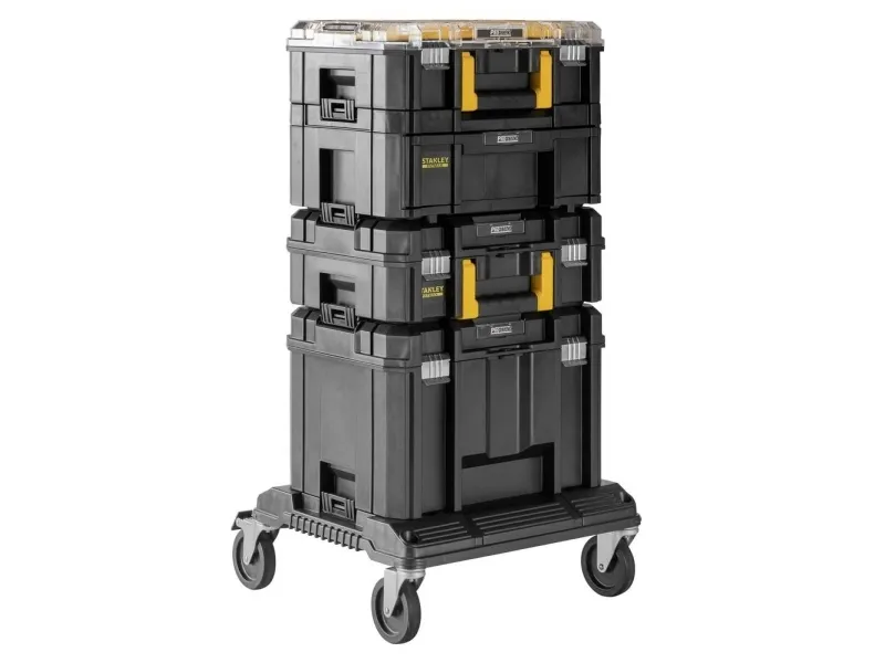 Stanley FMST1-80107, Værktøjskasse, Sort, Gul, 51,49 L, 100 kg, 486 mm, 436 mm