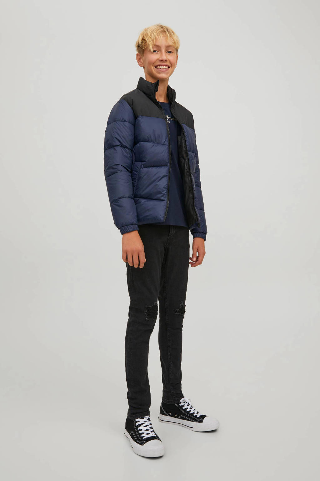 JACK & JONES skinny fit jeans JJILIAM black denim