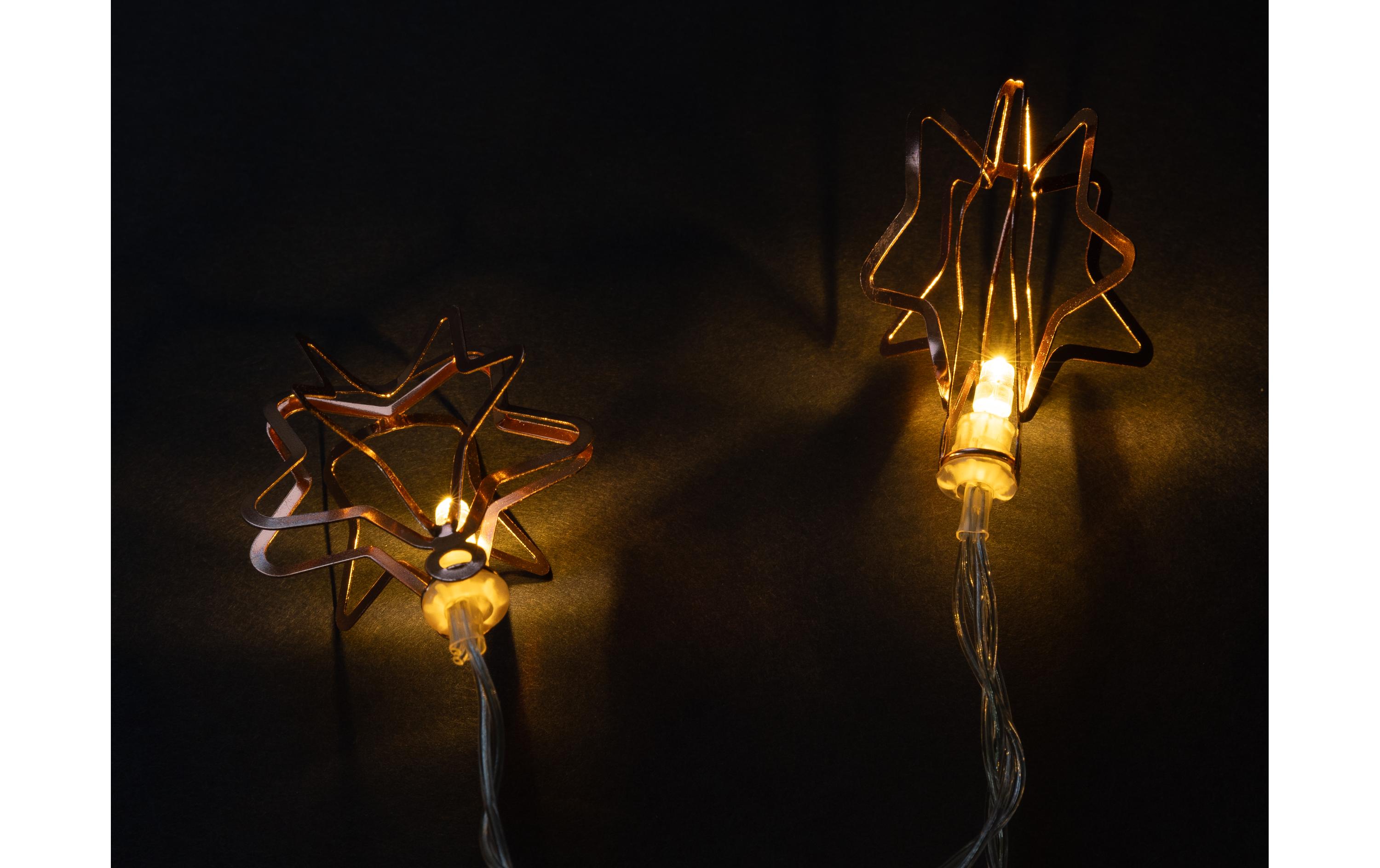 LED-Lichterkette Sternenringe, 135 cmDekorative Weihnachtsbeleuchtung