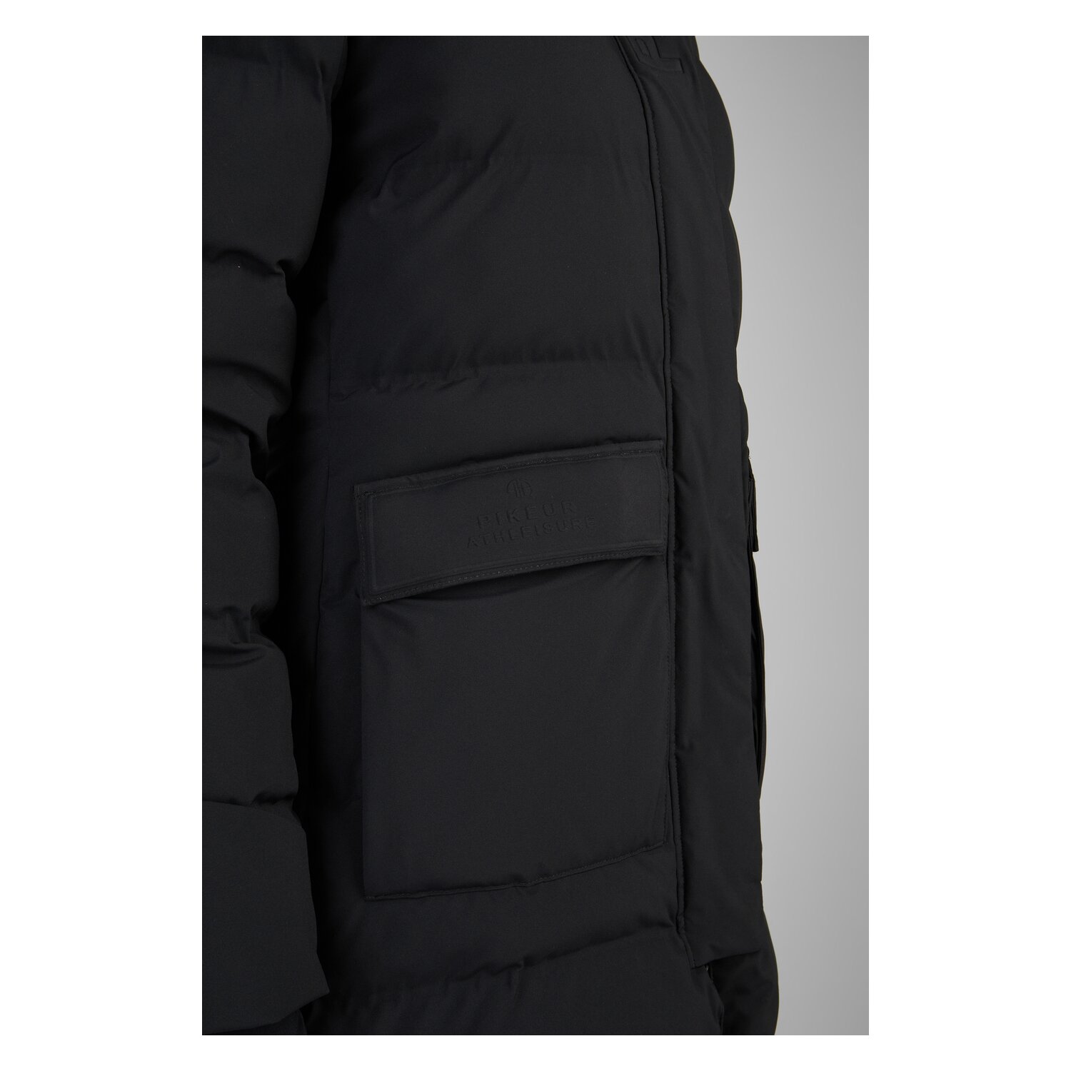 PIKEUR Athleisure Stepp-Reitmantel - black