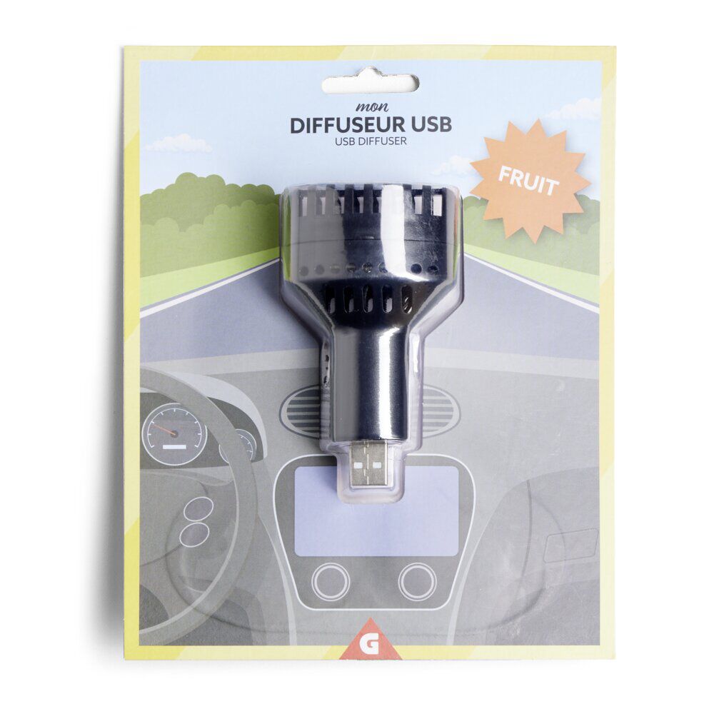 Diffuseur désodorisant voiture LED x2