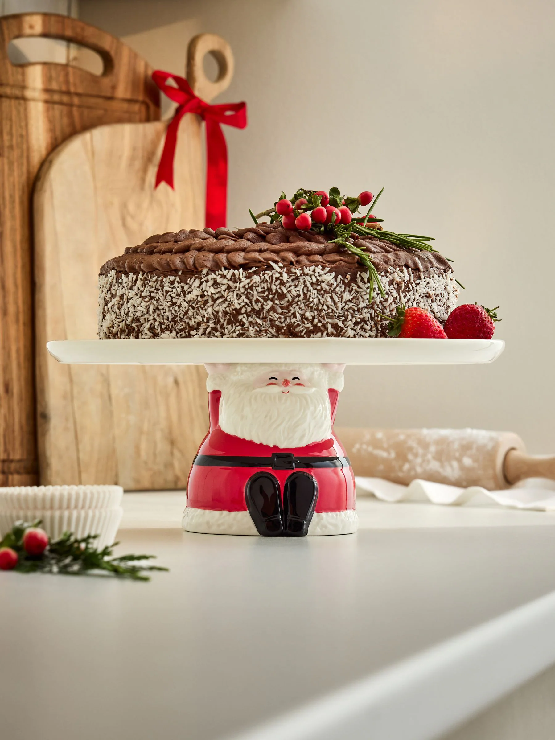 Santa Taartplateau