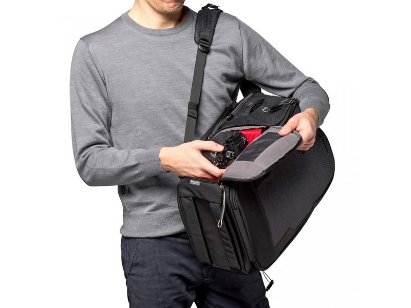 Manfrotto Fotorucksack PRO Light Frontloader M Professioneller Kamerarucksack mit Bodenverstärkung und Stossschutz