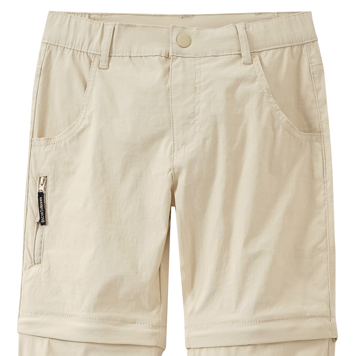 Yigga Kinder Trekking-Hose mit Zippertasche beige