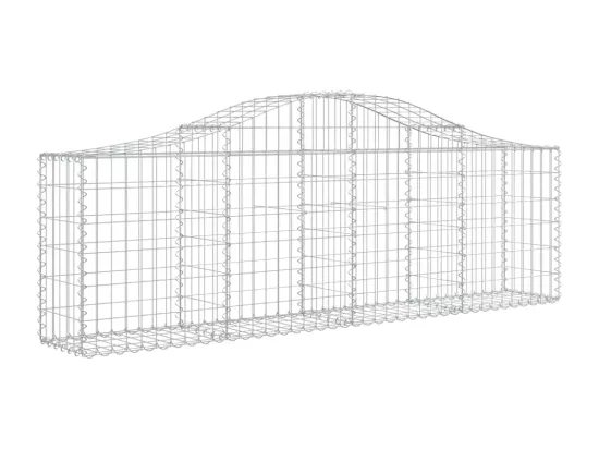 Paniers à gabions arqués 20 pcs 200x30x60-80 Fer galvanisé