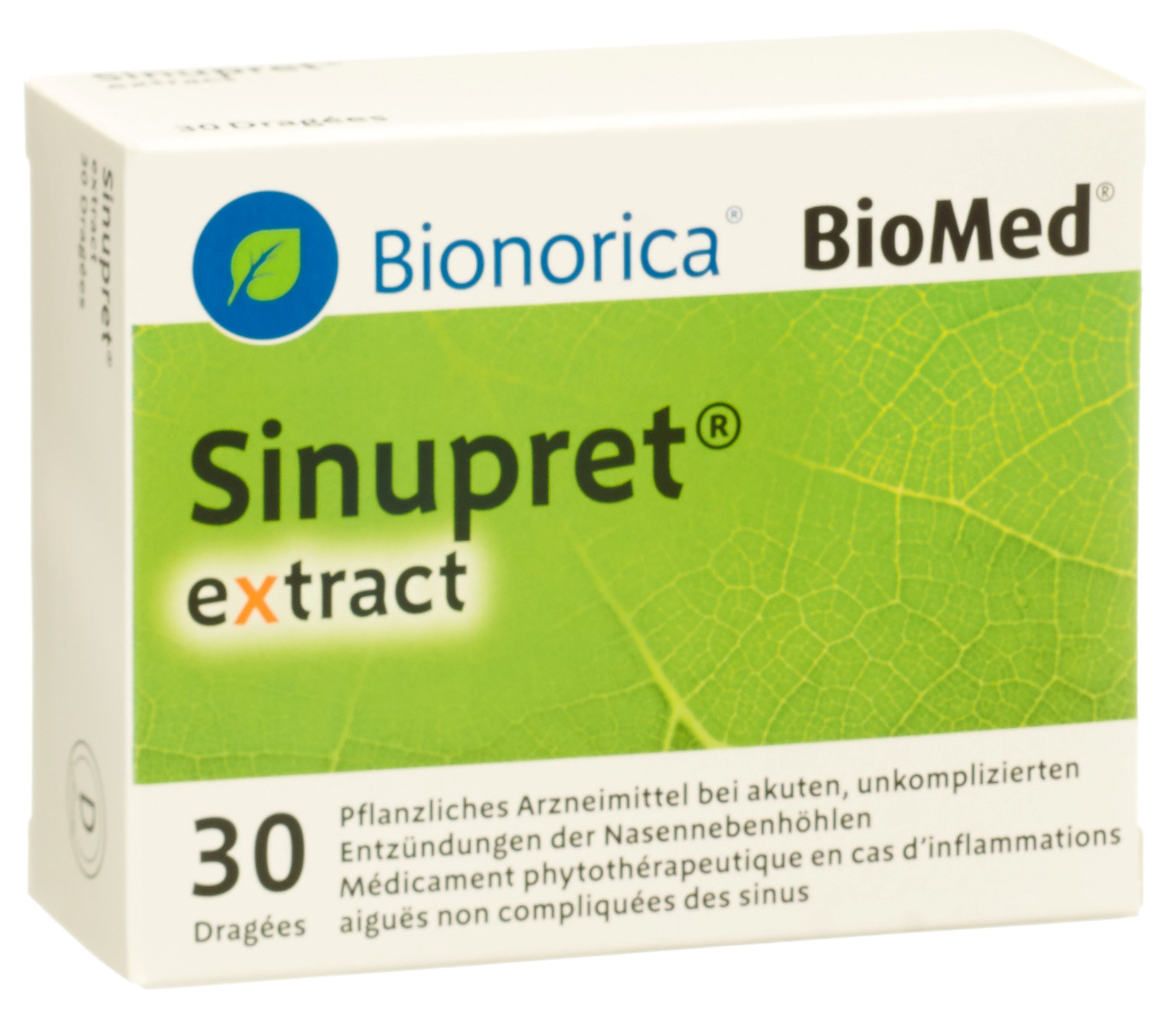 SINUPRET extract<br>30 Stück, Blister, Überzogene Tablette