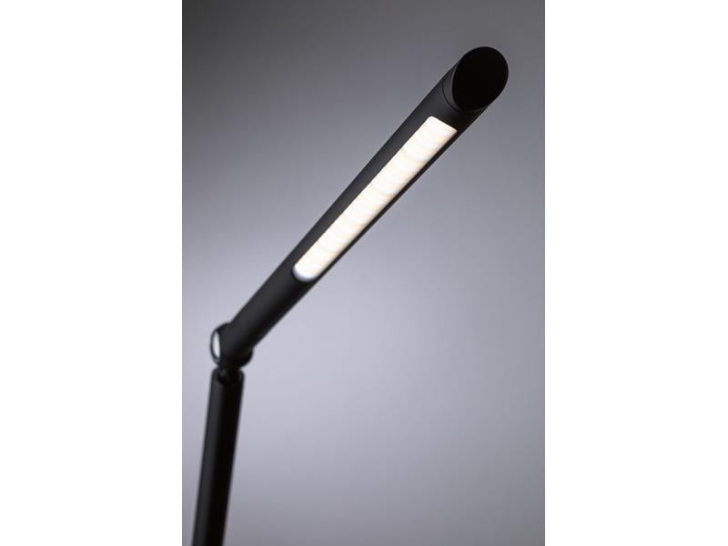 Paulmann Schreibtischleuchte FlexBar, Schwarz LED Schreibtischleuchte FlexBar