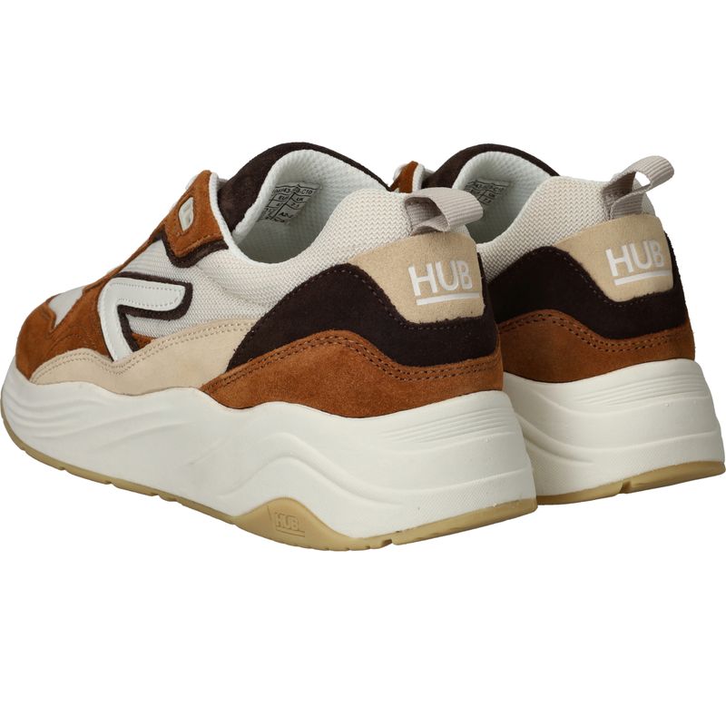 HUB Glide Sneakers Bruin Heren