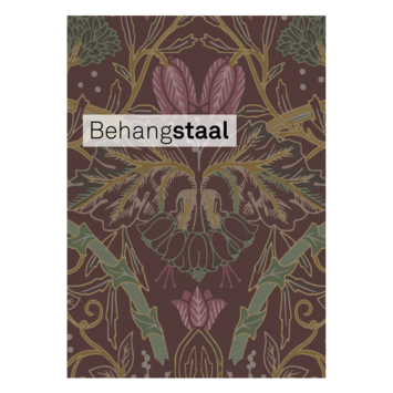 Behangstaal vliesbehang Lauri bourgondy (dessin 113294)