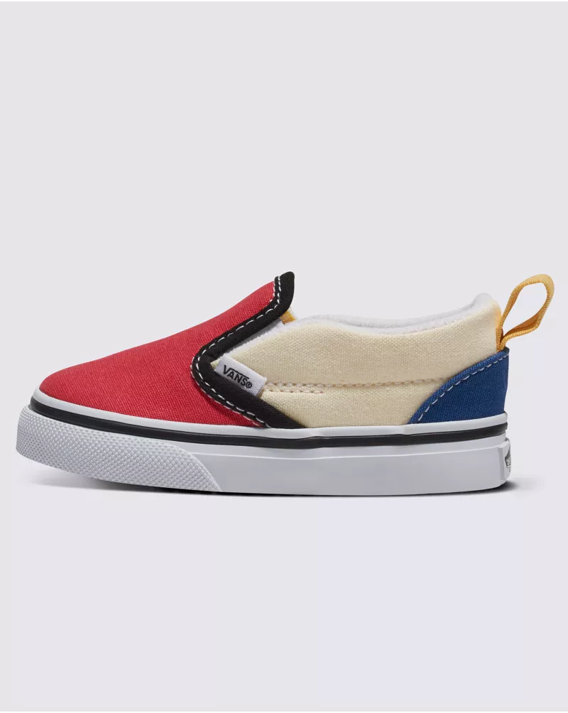 Toddler Classic Slip-On V Color Block Shoe