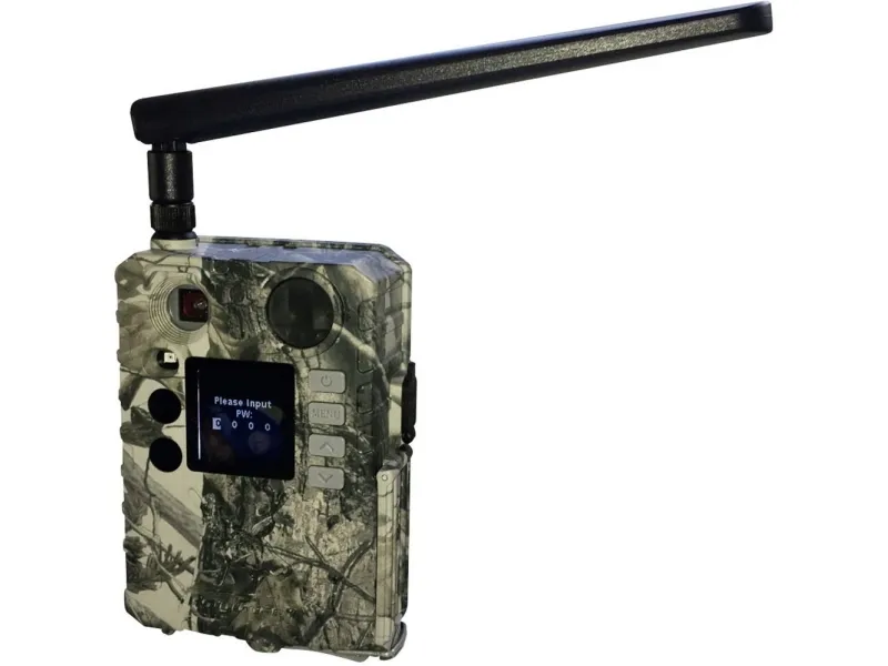 Berger & Schröter 4G/LTE BG310-M Wildkamera 18 MP, 940nm Vildtkamera 18 Megapixel 4G billedoverførsel, Lydoptagelse, Fjernbetjening, Black LEDer, Time