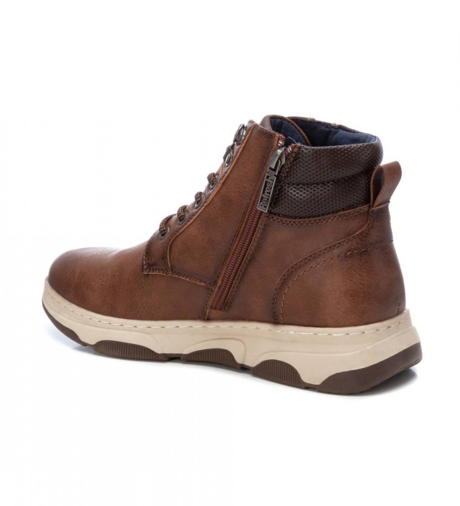 Botas de cano curto Refresh 170978 Marrom Claro