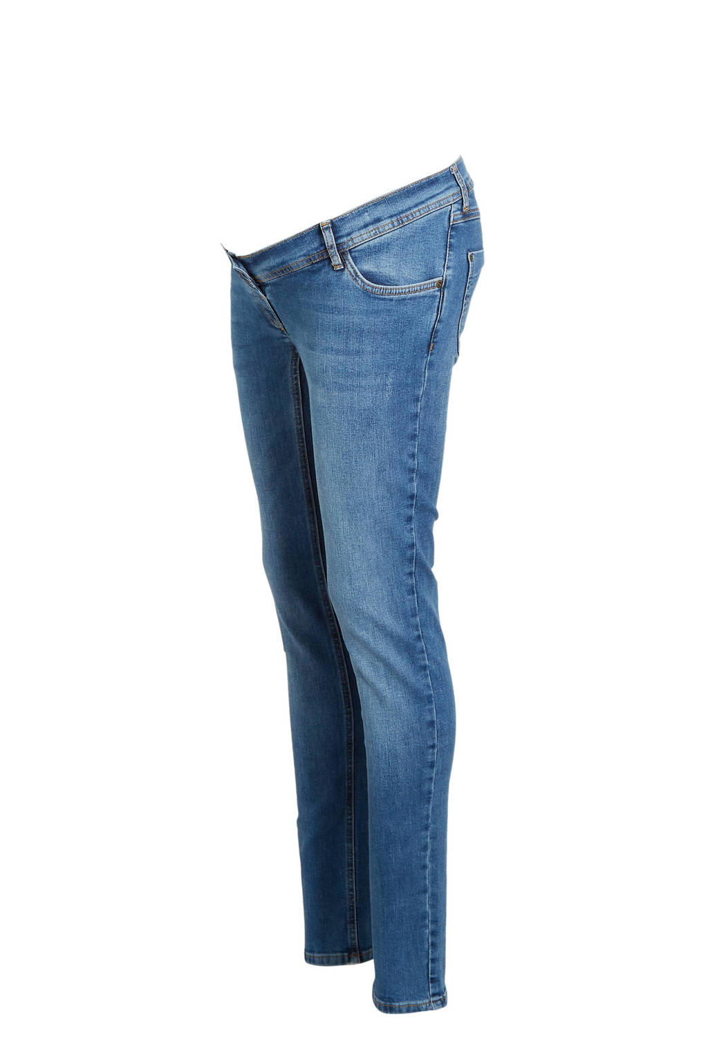 LOVE2WAIT skinny zwangerschapsjeans donkerblauw