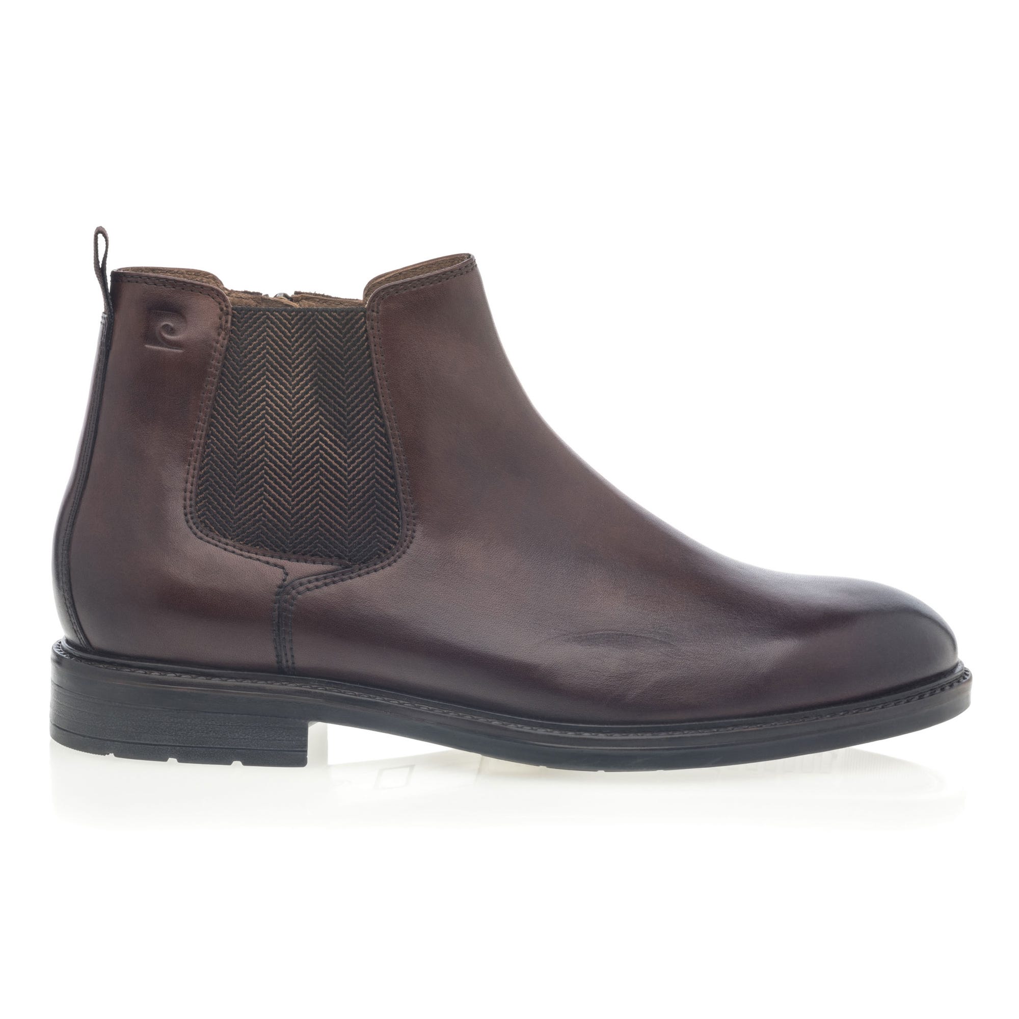 Boots chelsea Homme en cuir cognac