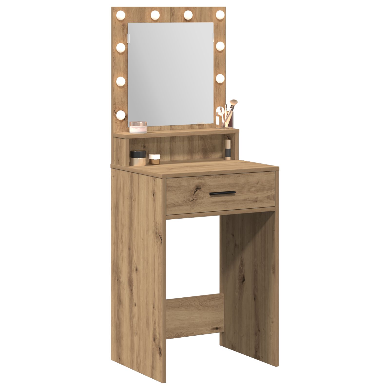 vidaXL Artisan kaptafel eiken 50 x 41 x 135 cm Materiaal hout