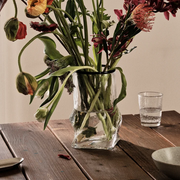 Broste Copenhagen - Ellen Vase, H 22 cm, weiss