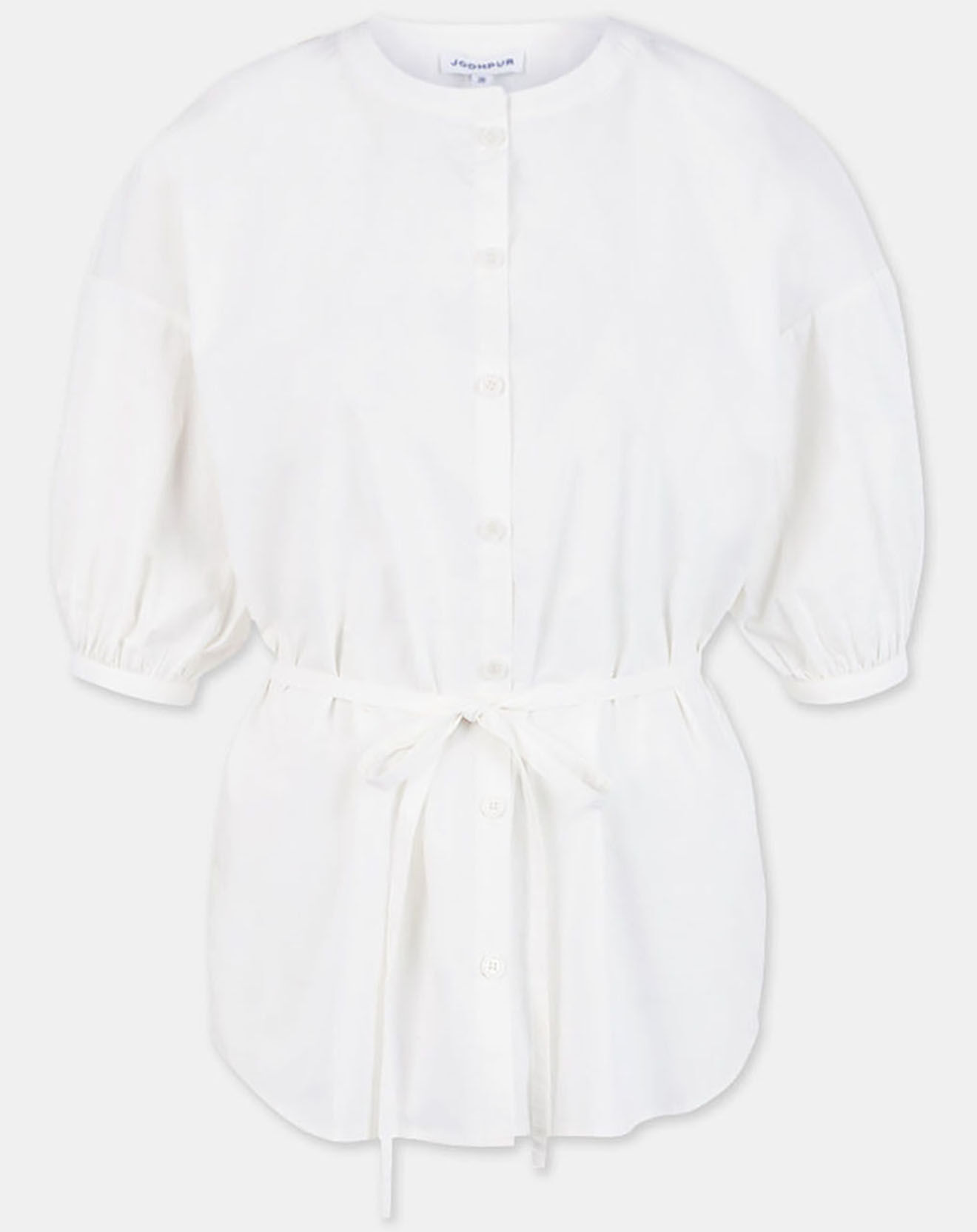 Jodhpur Chemise en Popeline de Coton Bio Misto écrue