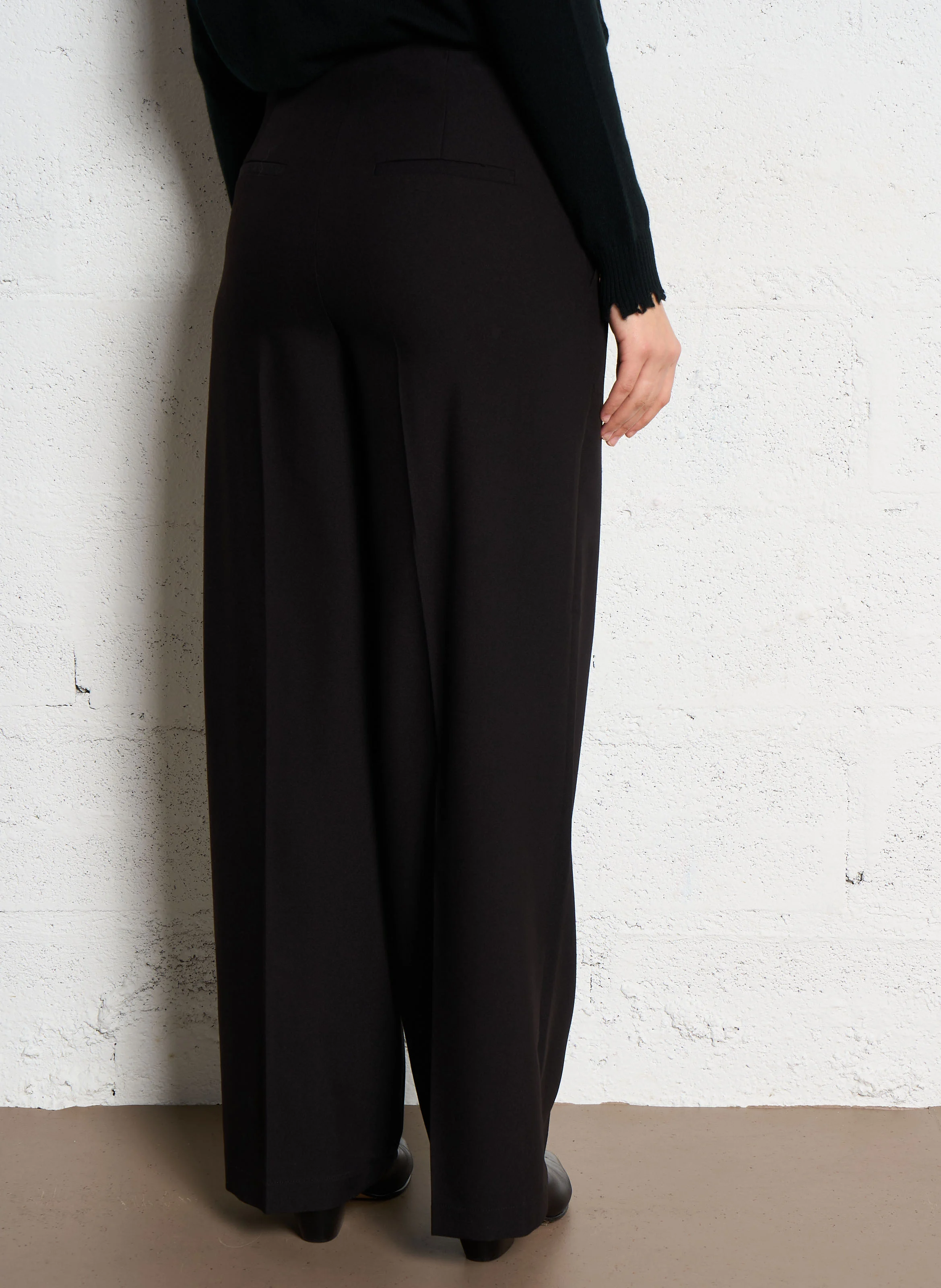 SELMA BOANNA - Pantalon large| Noir