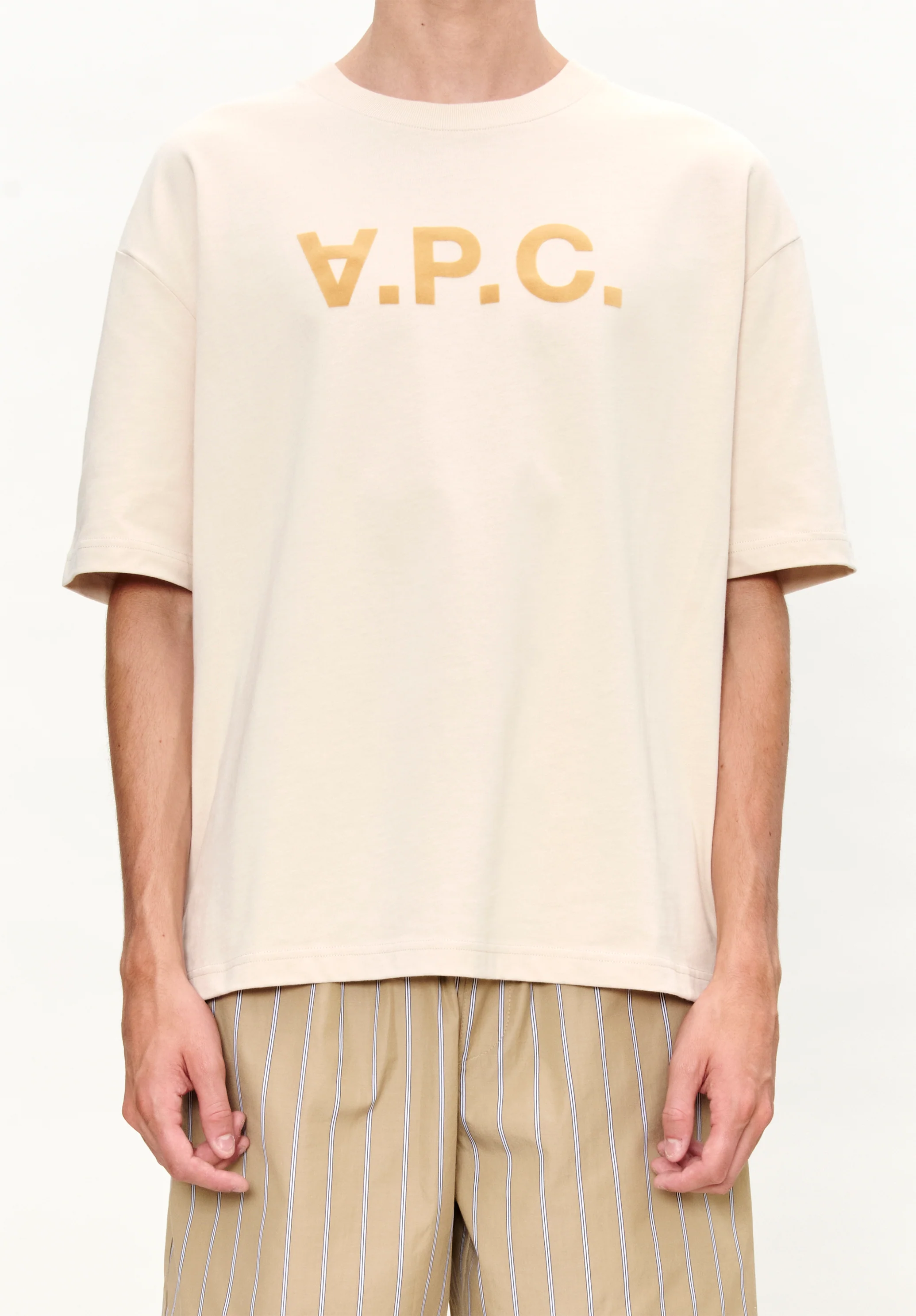 t-shirt ample manches courtes vpc - Ecru