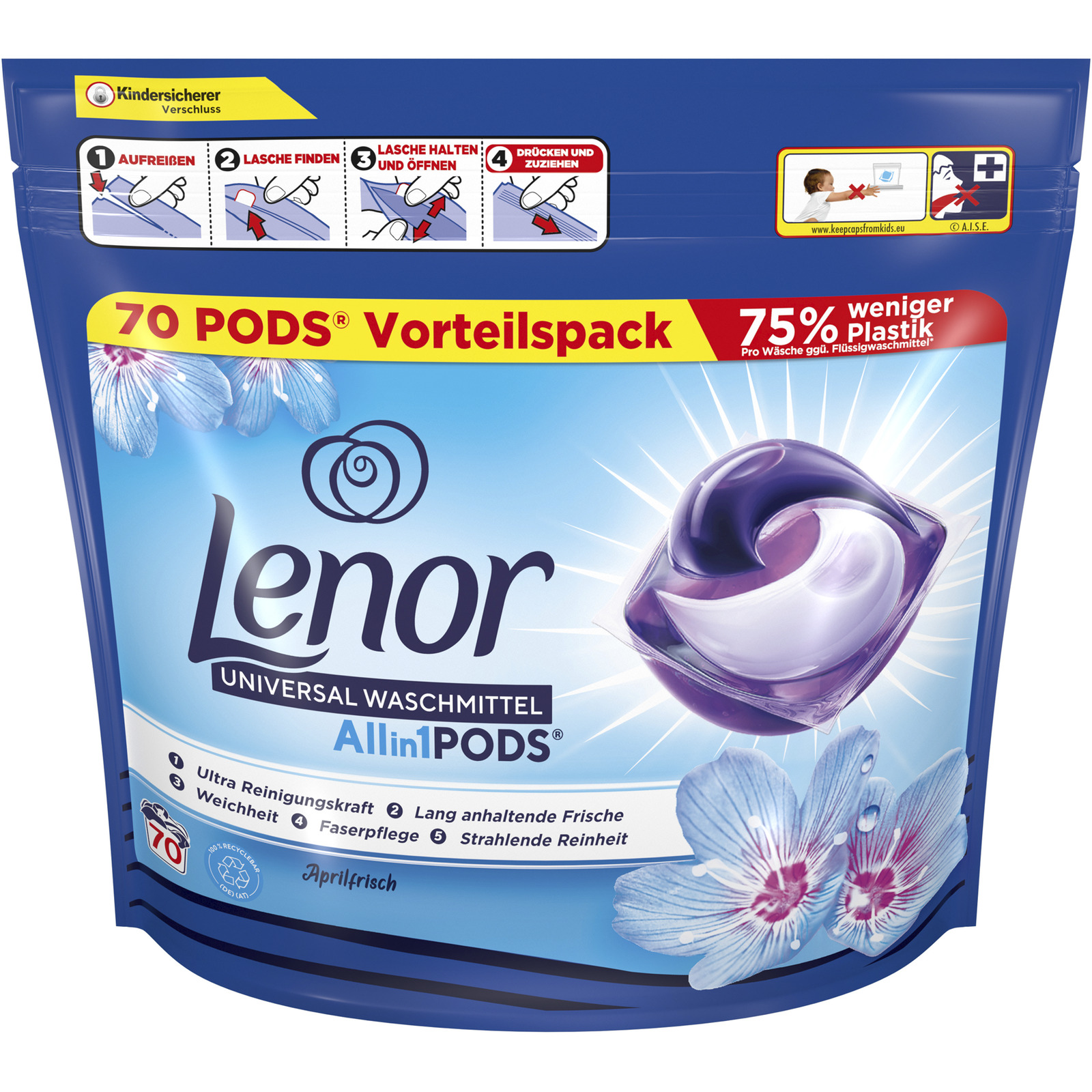 Lenor Pods Aprilfrisch 70WG