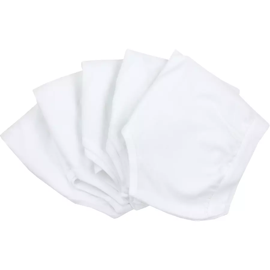 TupTam Mädchen Bustier mit breiten Trägern 5er Pack weiß