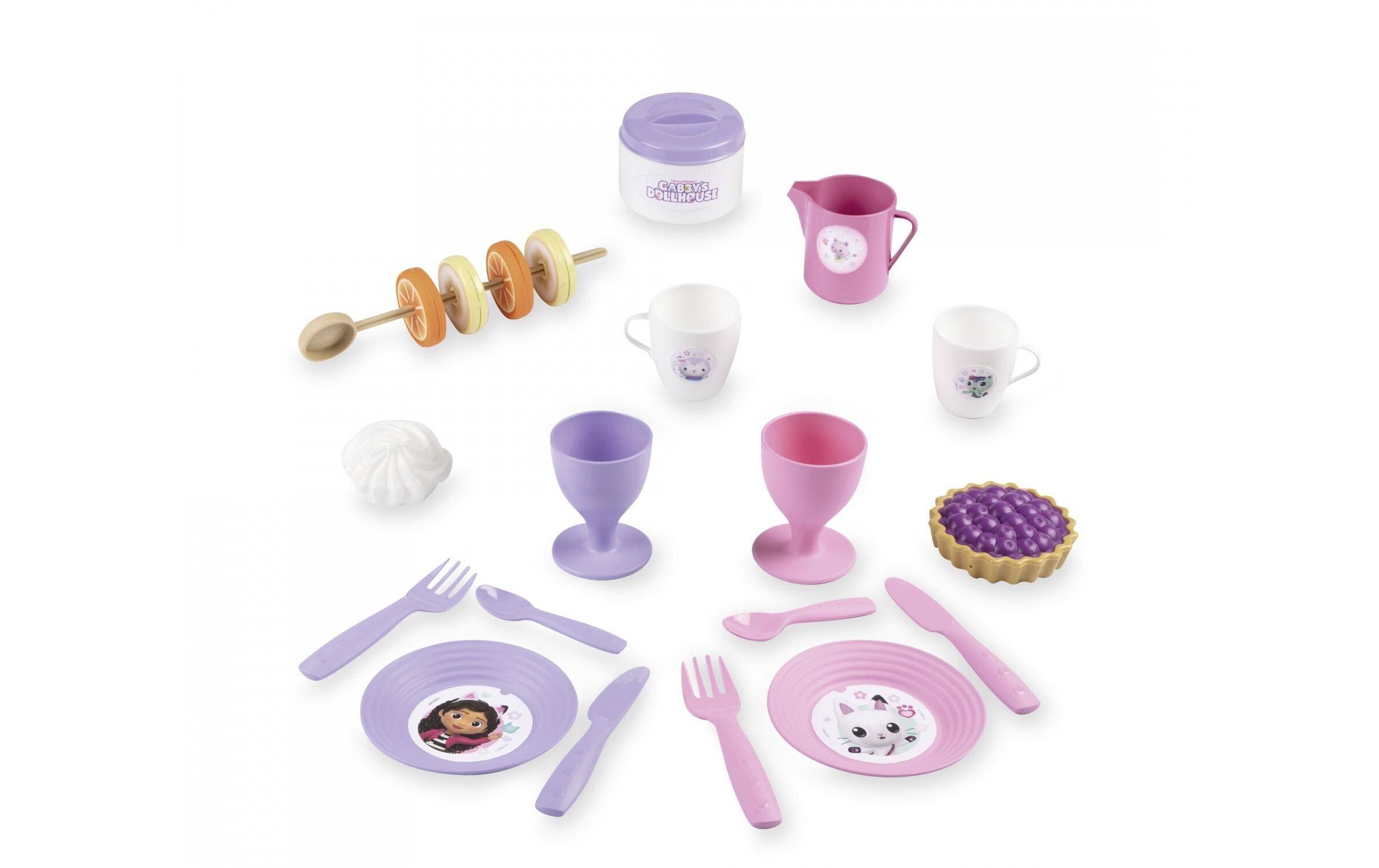 Spiel-Geschirr Gabby's Dollhouse PicknickkorbKomplettes Picknickkorb-Set