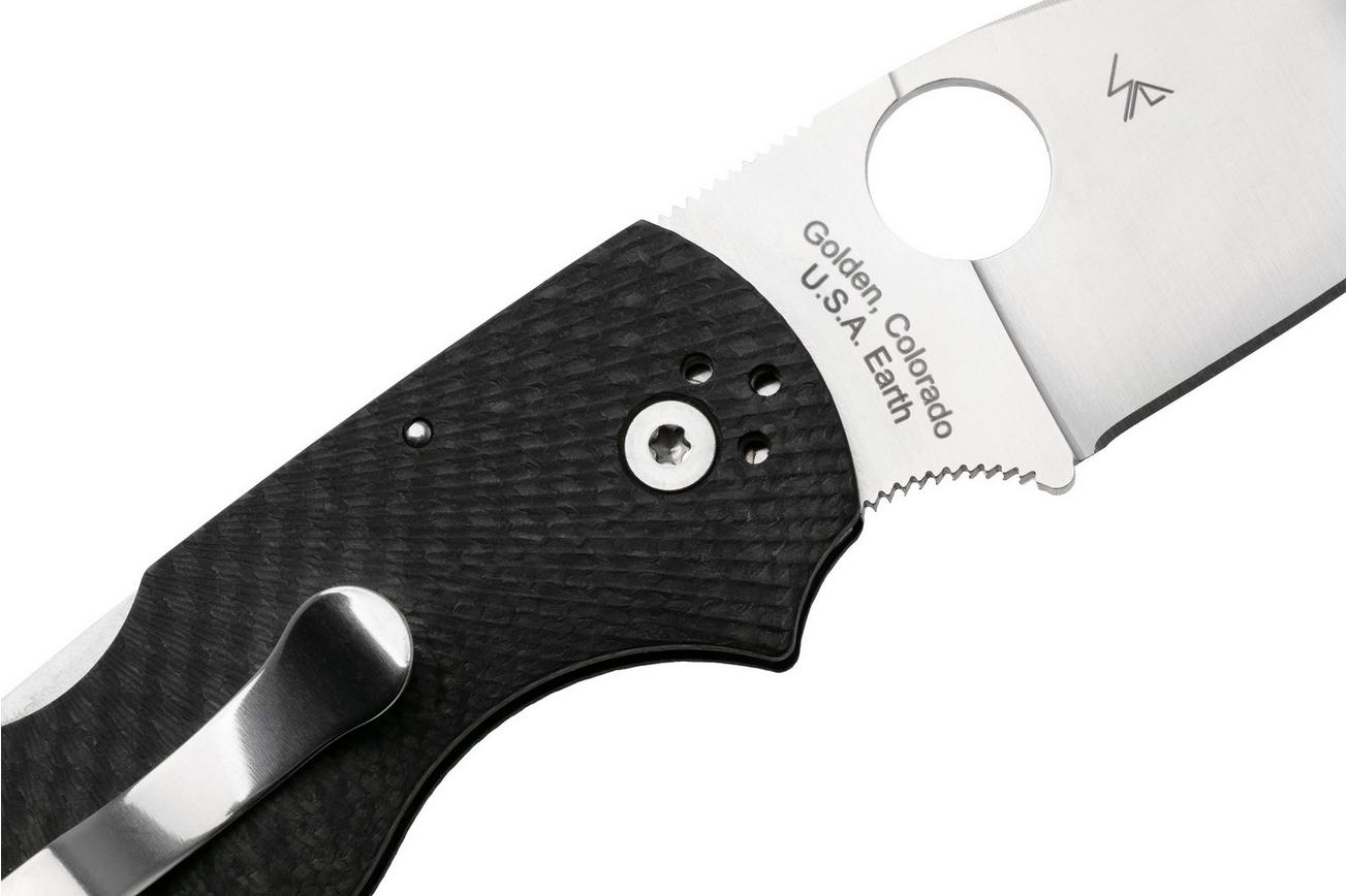 Spyderco Native 5 Fluted Carbonfiber S90V C41CFFP5 zakmes
