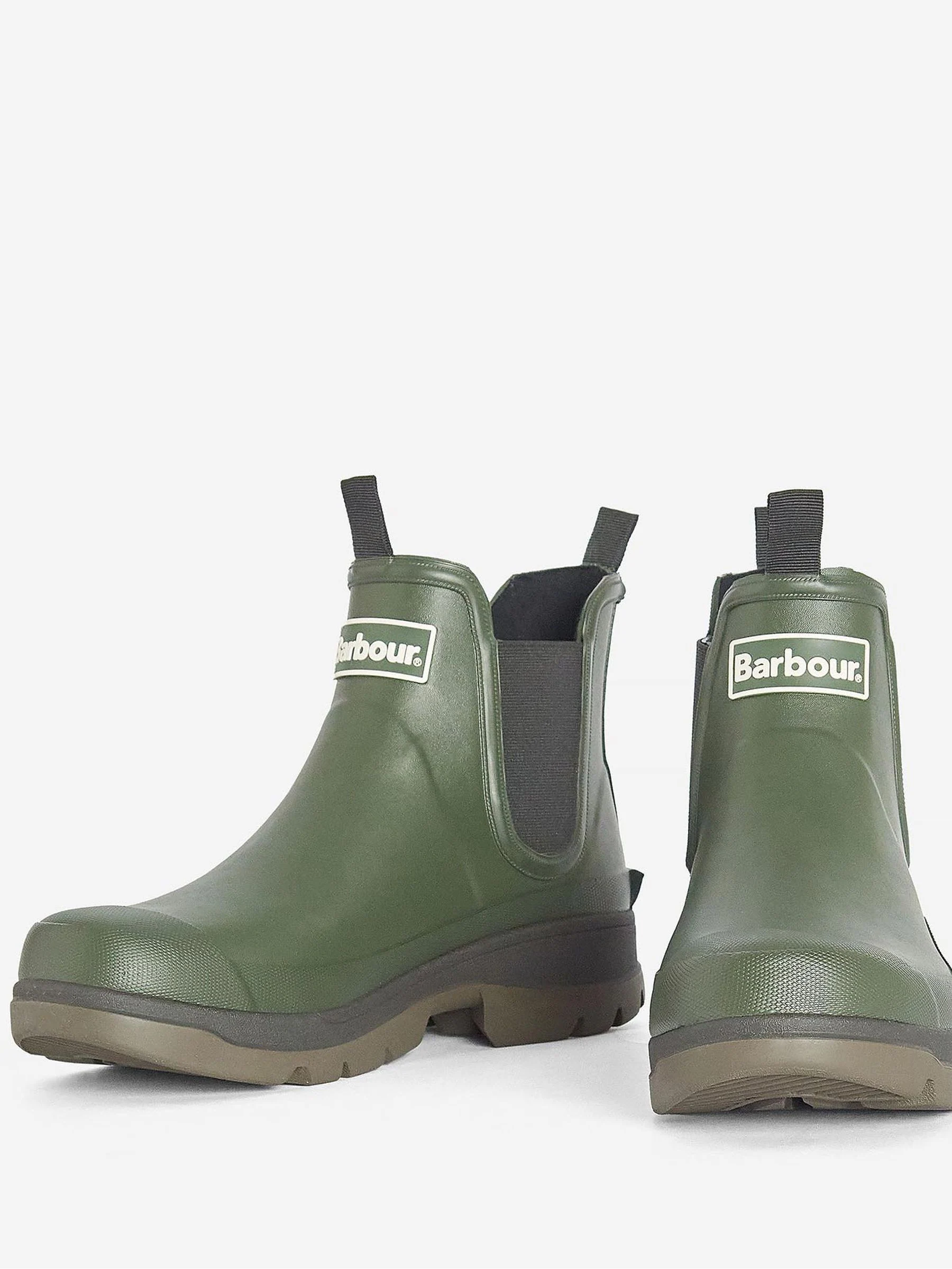 Olijfgroen - Barbour® Nimbus Chelsea Wellington laarzen
