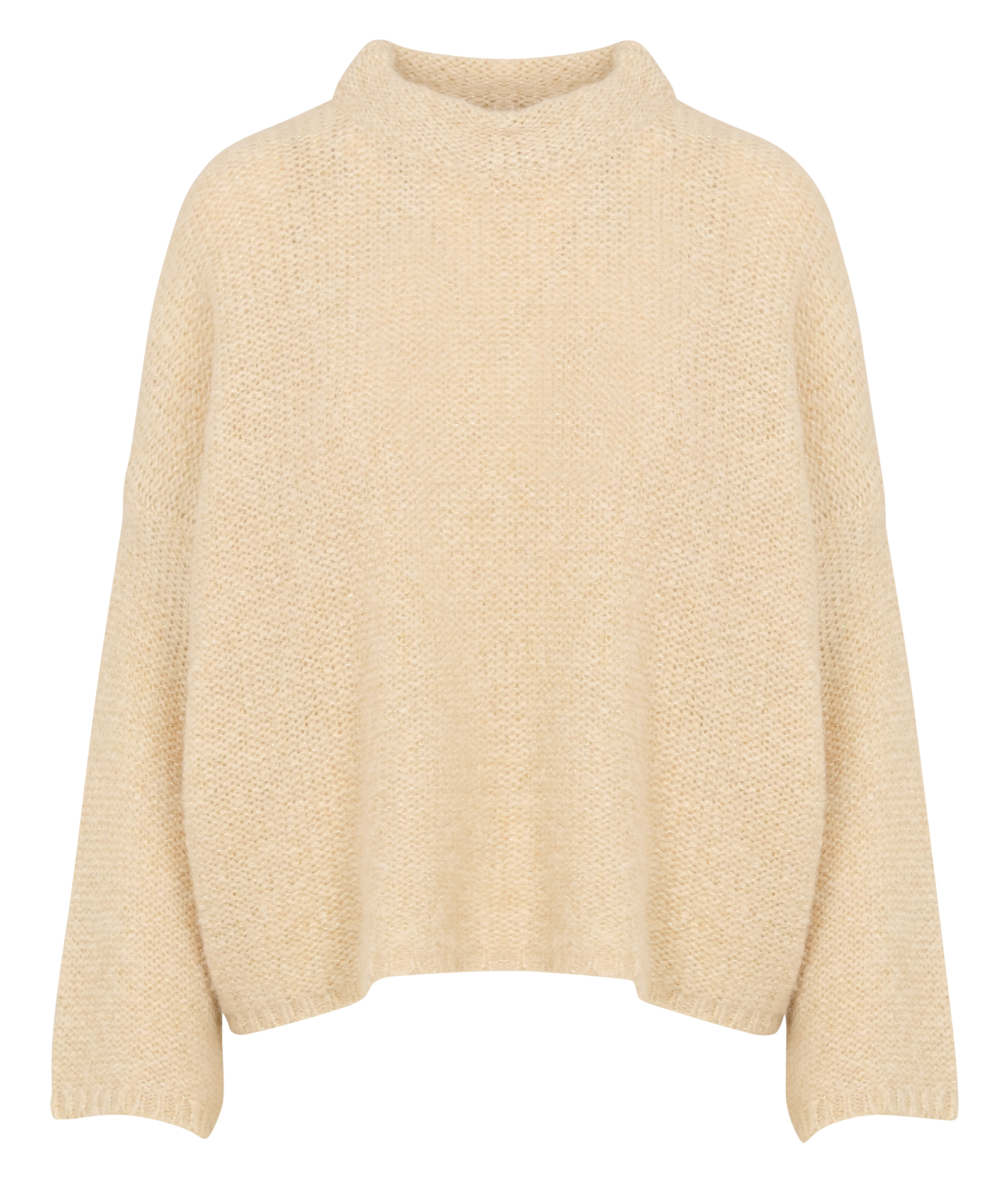 Pull oversize en maille| Jaune