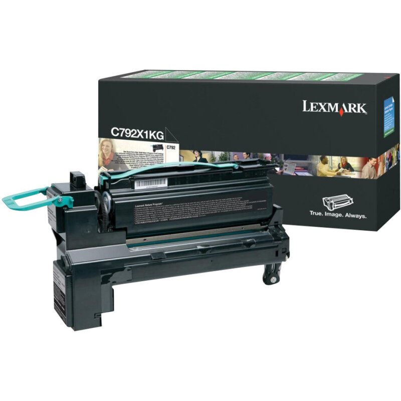 Lexmark C792X1KG Cartouche de toner 1 pièce(s) Original Noir