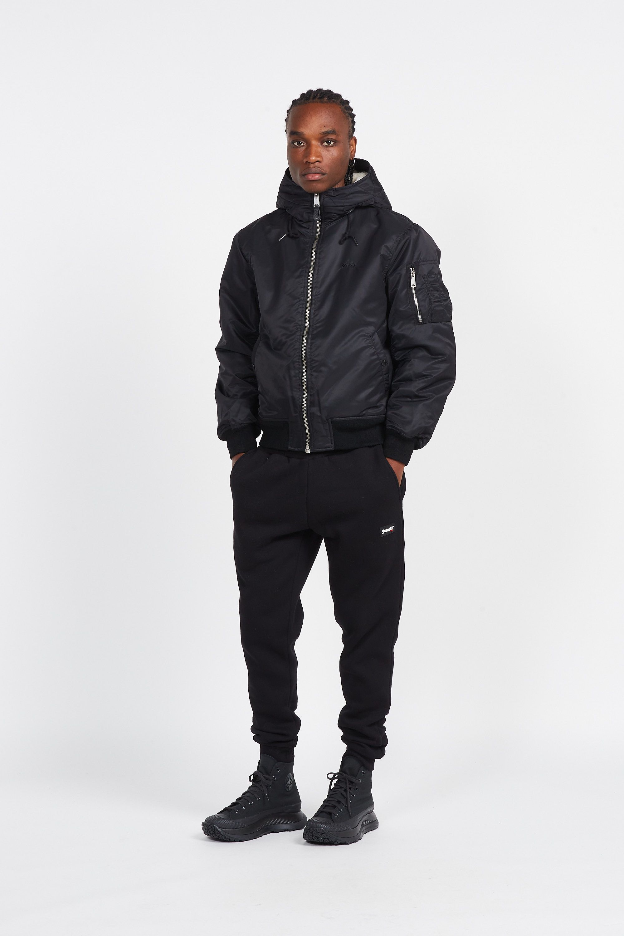 SCHOTT blouson  B19RS Noir