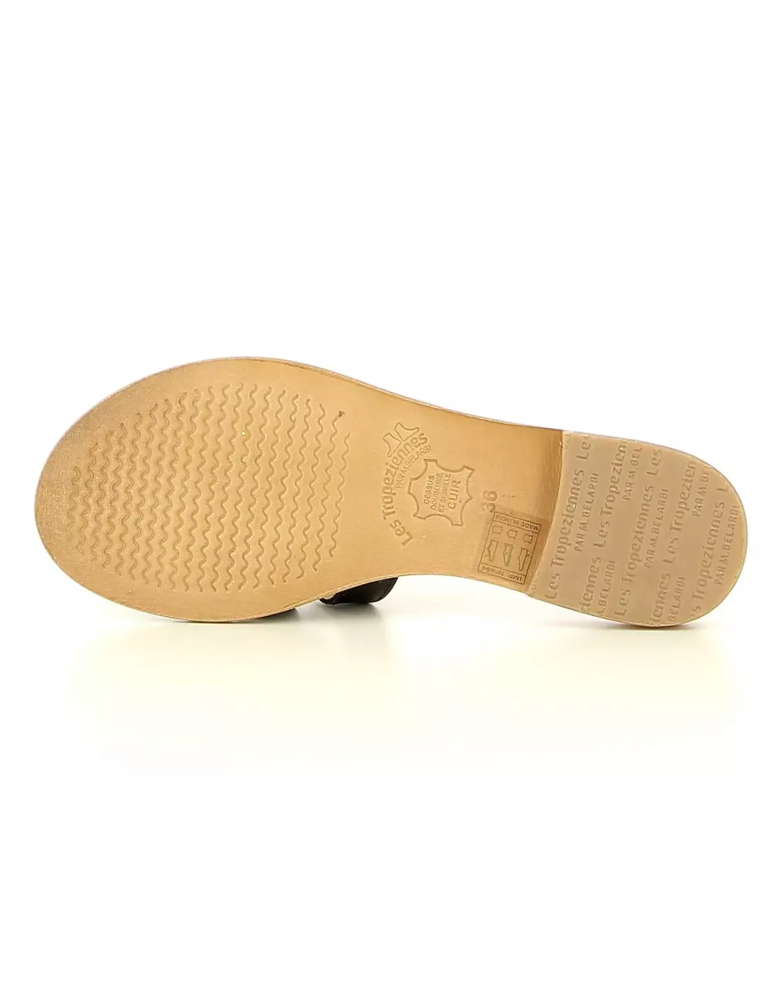 LES TROPEZIENNES DRES DAMIA NOIR - Sandales & nu-pieds Noir