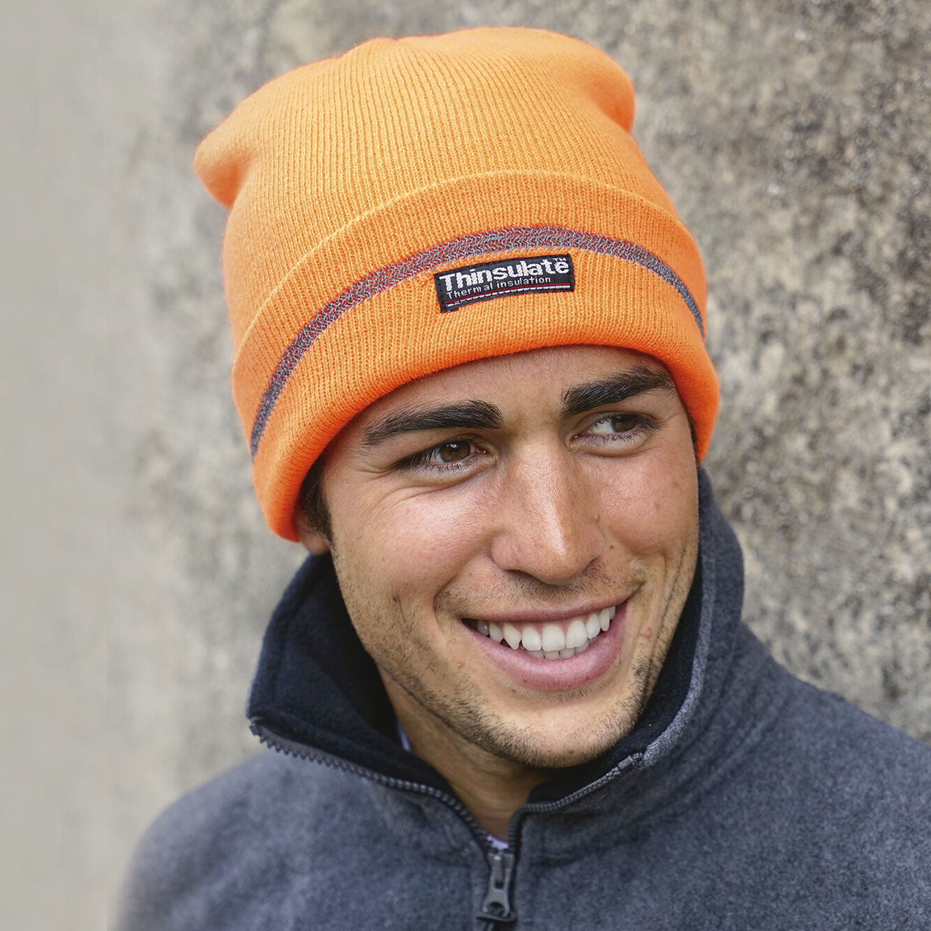 Strickmütze neon