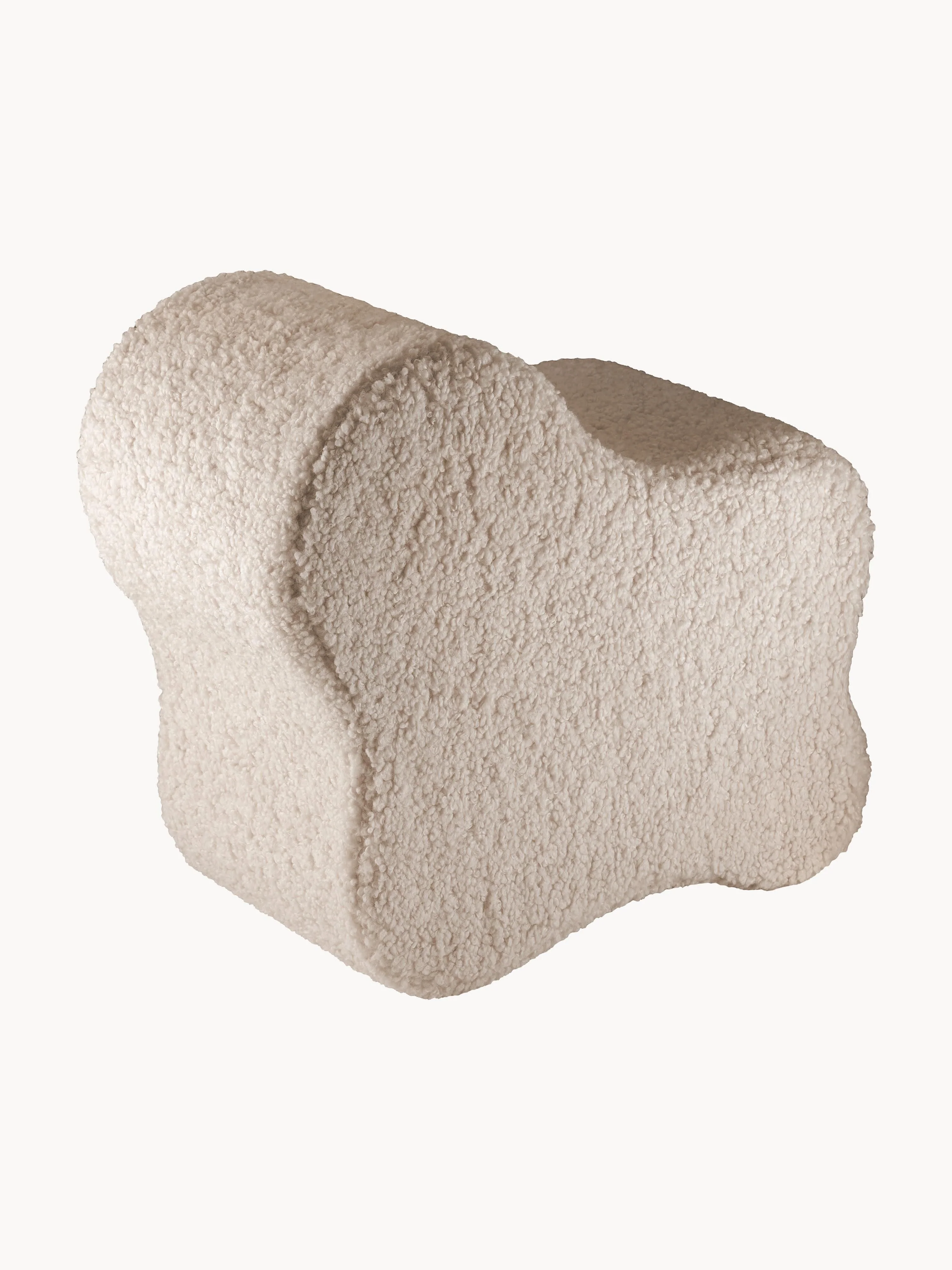 Handgemaakte teddy poef Cloud
