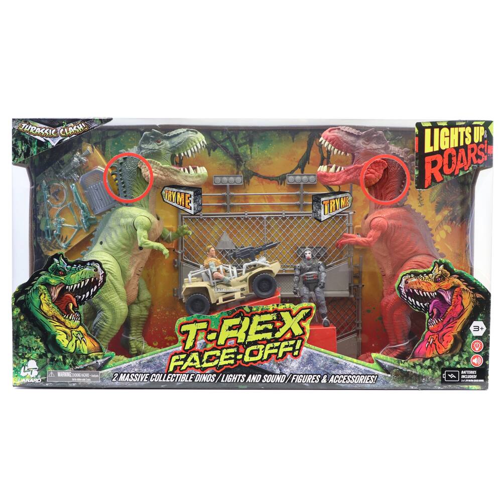 DINOSAURE COMBAT DE T-REX - JURASSIC CLASH