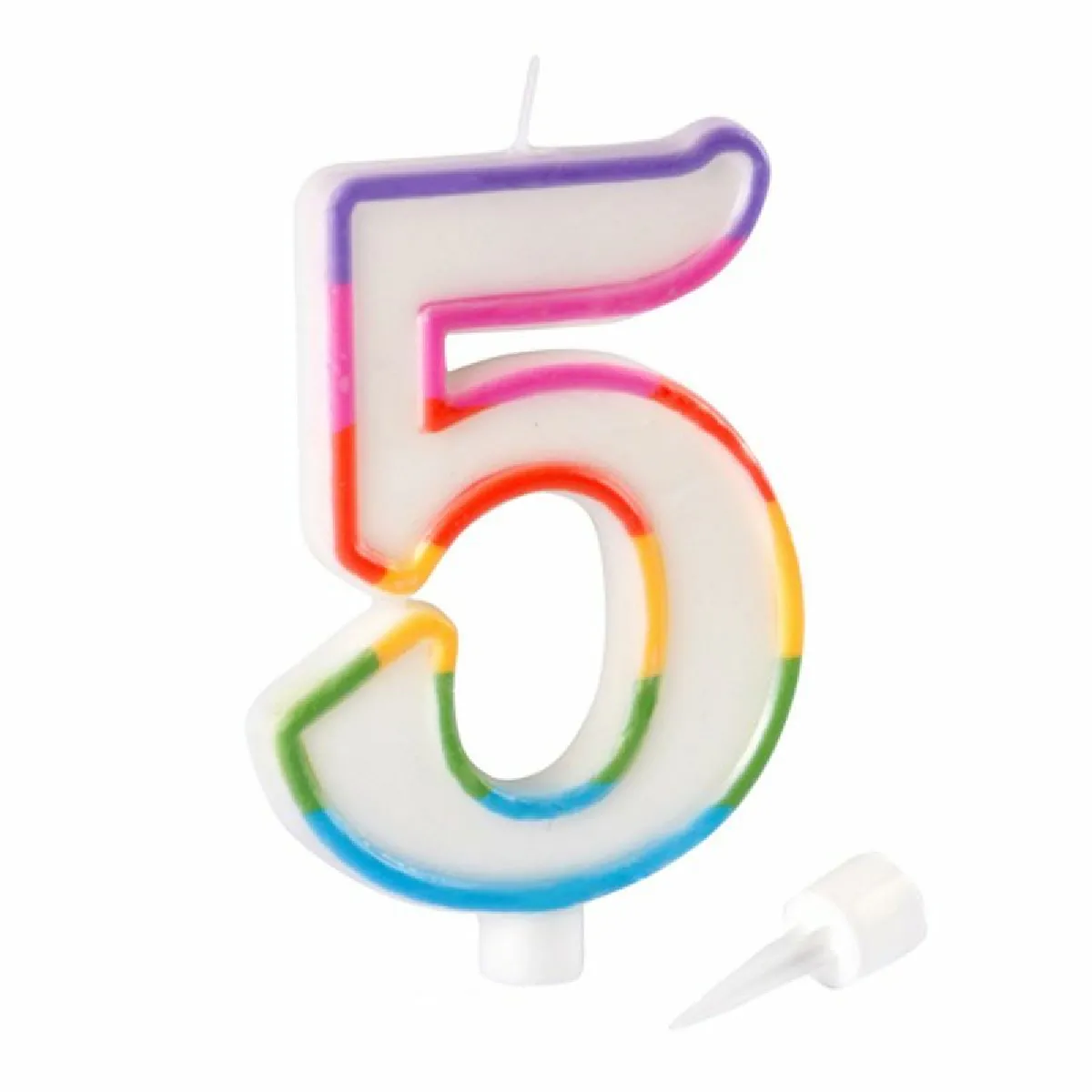 Paris Prix Bougie d'Anniversaire Chiffre 5