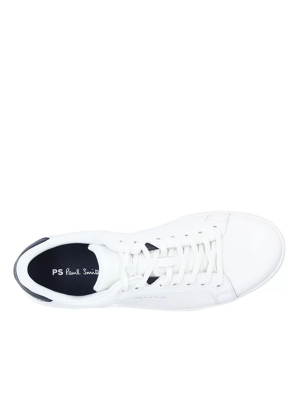SNEAKERS ALBANY CUIR BLANC SPOILER NAVY