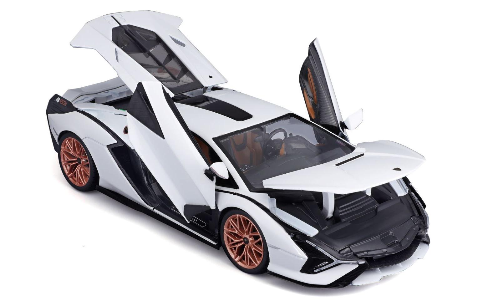 Lamborghini Sian FKP 37 Weiss 1:18Sammlermodell im Massstab 1:18