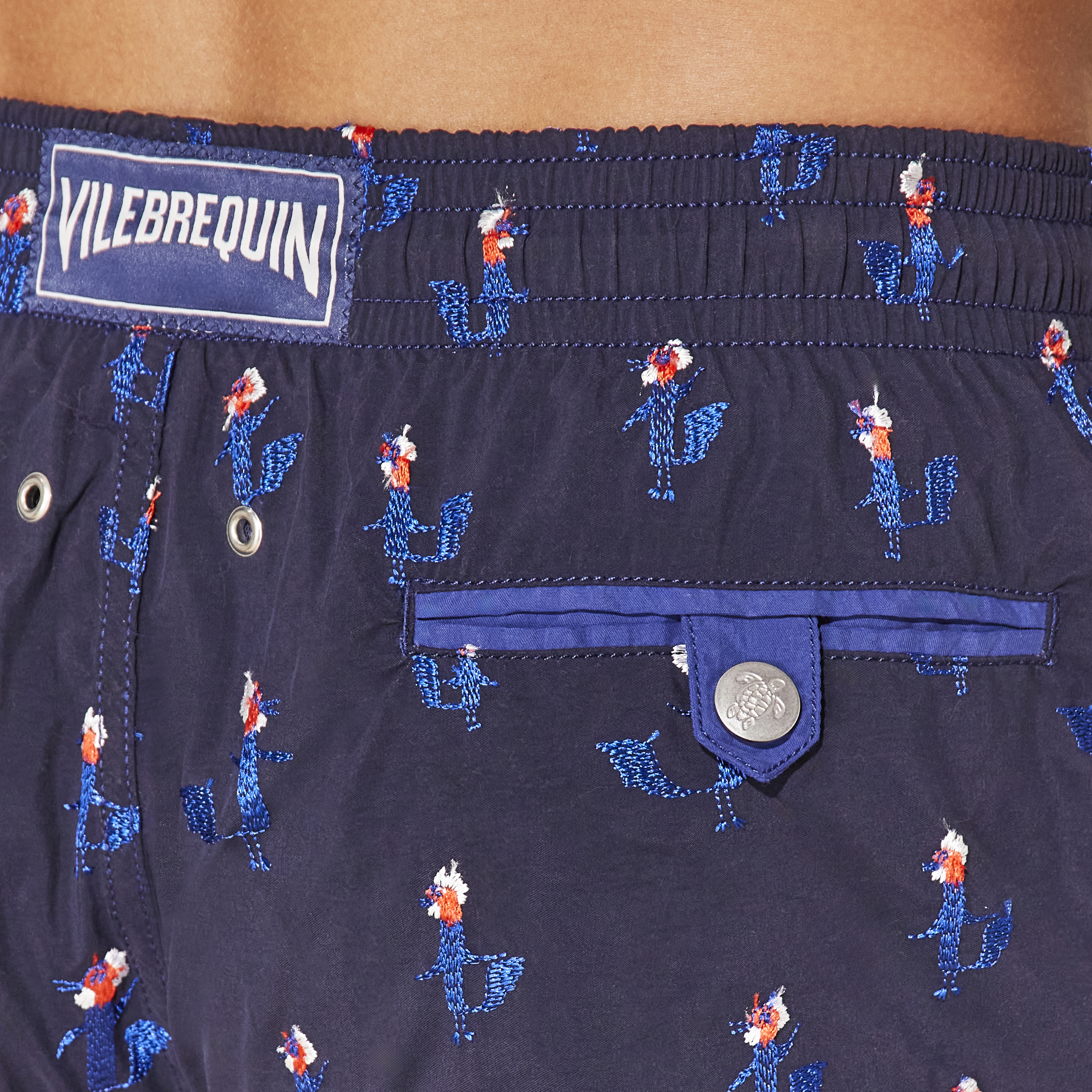 Maillot de Bain Homme Brodé Cocorico ! | Short de Bain Homme Vilebrequin